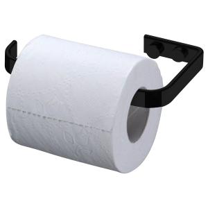 Portarrollos Papel Higiénico De Acero Negro mate