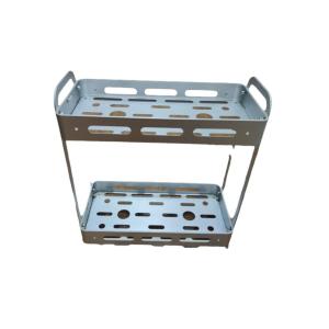 RACK ALUMINIO  2 PISOS L33 ALT 36X ANC 16 cm (PFW)