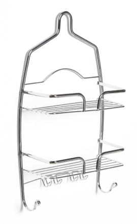 RACK DE BAÑO CROMADO