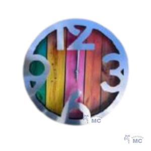 RELOJ DE PARED MULTICOLOR 1817-1 (PFW)