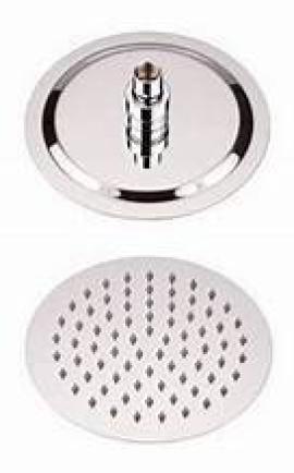 ROSETA DUCHA ACERO INOX [CROMADA] REDONDA 10 cm