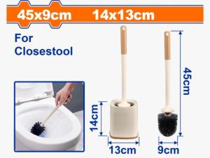 SET CEPILLO BEIGE + BASE PARA INODORO WATER WADFOW