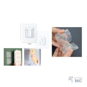 SET DE GANCHOS MACHO HEMBRA TRANSPARENTE (PFW)