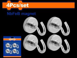 SET X 4 GANCHOS PITON ABIERTO IMANTADO WZE2K11 WADFOW