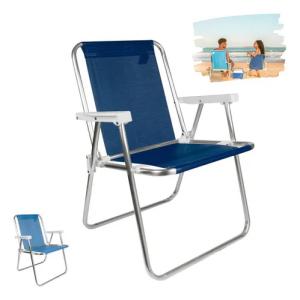 SILLA ALTA CONFORTO BRAZOS PLASTICOS MOR 2182 MARINO