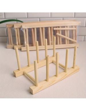 SOPORTE MADERA 28cms 4 DIVICIONES (PFW)