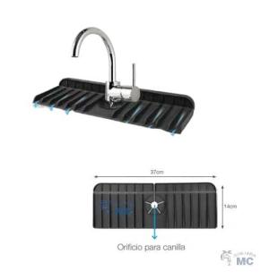 SOPORTE ORGANIZADOR DE PILETA COCINA C/ DESAGOTE (PFW)