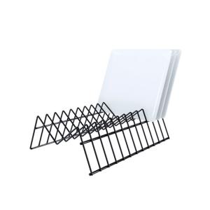 SOPORTE PARA PLATOS VERTICAL NEGRO
