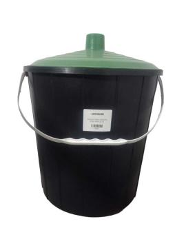 TACHO (balde) PARA BASURA CON TAPA 24 LT . (PFW)