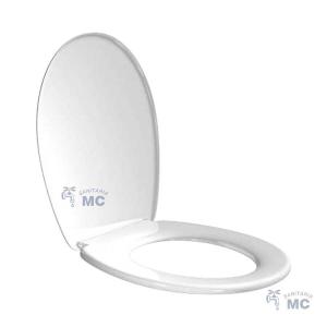 TAPA ASIENTO P/ INODORO PLÁSTICO ECO [BLANCA] KRONNEX (PFW)