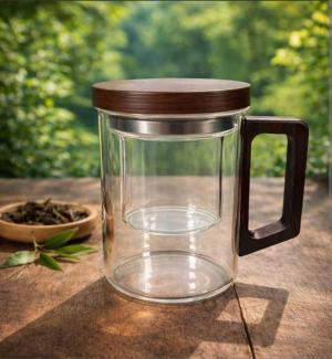 TETERA DE VIDRIO CON FILTRO 600ml 13x13x5cm