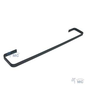 TOALLERO de pared 45cm Negro Mate FUTURE 7x45x1,5cm H Evoluz