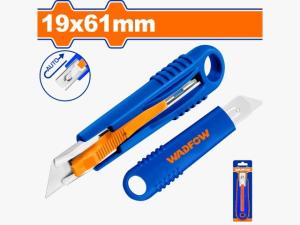 TRINCHETA CUTTER 19x61mm RETRACTIL 140mm WADFOW K19