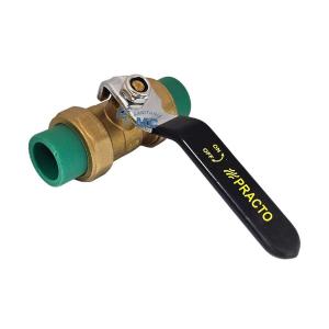 VÁLVULA ESFERICA + U.D. 20MM BRONCE PRACTO NEGRO (PFW)