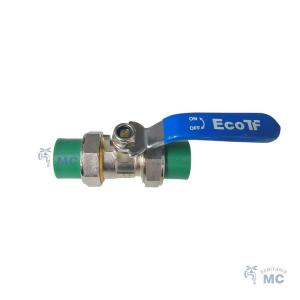 VALVULA ECOTF FUSION ESFERICA VOLANTE PALANCA 20MM (PFW)