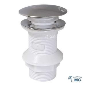 VALVULA TIP TOP LAVATORIO ABS + INOX [CROMADA] (PFW)