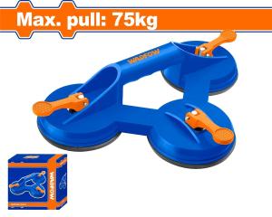 VENTOSA TRIPLE PARA VIDRIO 75KG WKR1G75 WADFOW