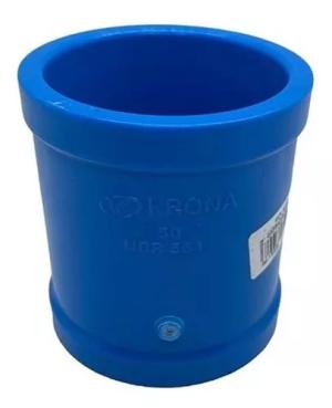 cupla soldable 50mm azul