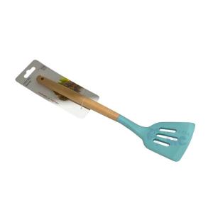 espatula de silicona con mango de bambu32cm(pfw)